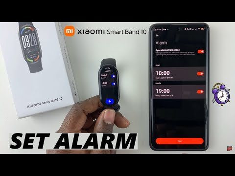 Xiaomi Smart Band 10: How To Create Alarms