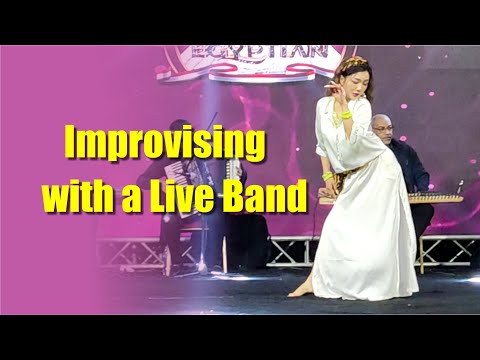 Baladi Dance Improv LIVE with Eva & Oriental Band | Electrifying Egyptian Rhythms 🔥