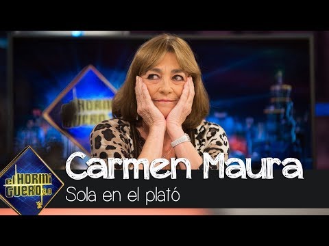 Carmen Maura sorprendida al estar completamente sola en el plató - El Hormiguero 3.0