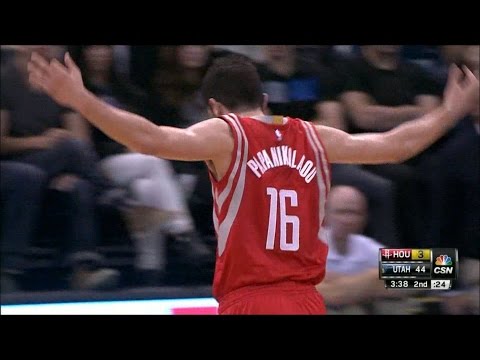 Kostas Papanikolaou Highlights (12 points, 4 threes) vs. Jazz 10/29/2014