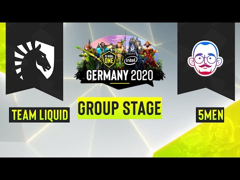 Dota2 - 5men vs. Team Liquid - Game 2 - ESL One Germany 2020 - Group Stage
