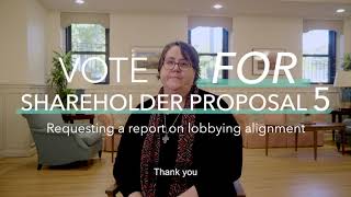 Microsoft Shareholder Proposal 5: Requesting a Report on Lobbying Alig