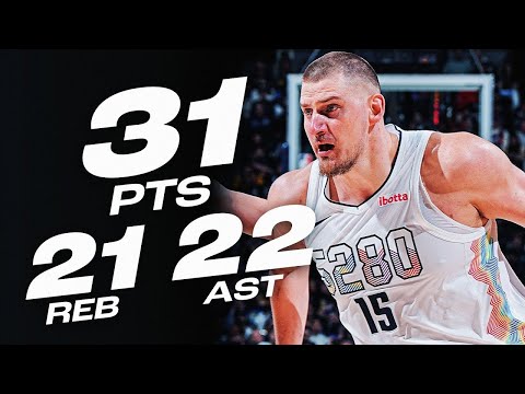 NIKOLA JOKIC becomes the FIRST player in #NBAHistory to score 30+ PTS, 20+ REB, 20+ AST |3 MAR, 2025