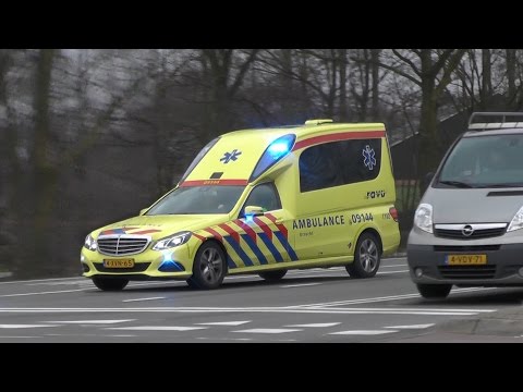 A1, E Klasse Ambulance 09-144 Amersfoort naar onbekende melding