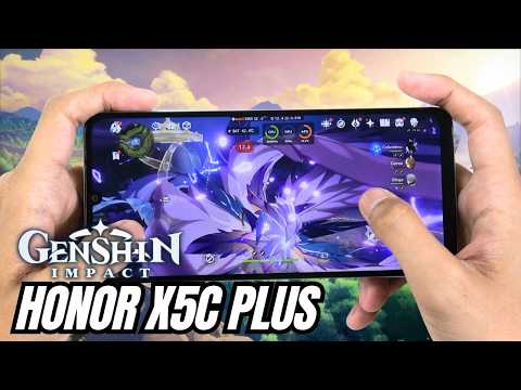 HONOR X5C PLUS Test Game GENSHIN IMPACT Max Graphics | Helio G81 Gaming Test