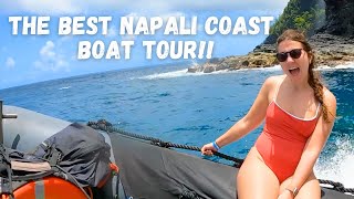 Kauai Bucket List: The Best Napali Coast Boat Tour!