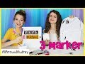 3 Marker SCHOOL SUPPLiES Challenge All 3 Marker SCHOOL SUPPLiES Challenge All