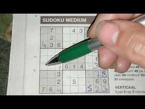 Addicted? Then try this Medium Sudoku puzzle! (with a PDF file) 08-26-2019