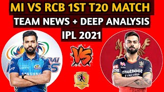 MI VS RCB Dream11 team | Match 1 | Mumbai Indians Vs Royal Challengers Bangalore | IPL 2021