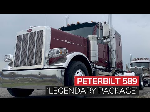 The brand-new Peterbilt 589 and its 'Legendary' trim package