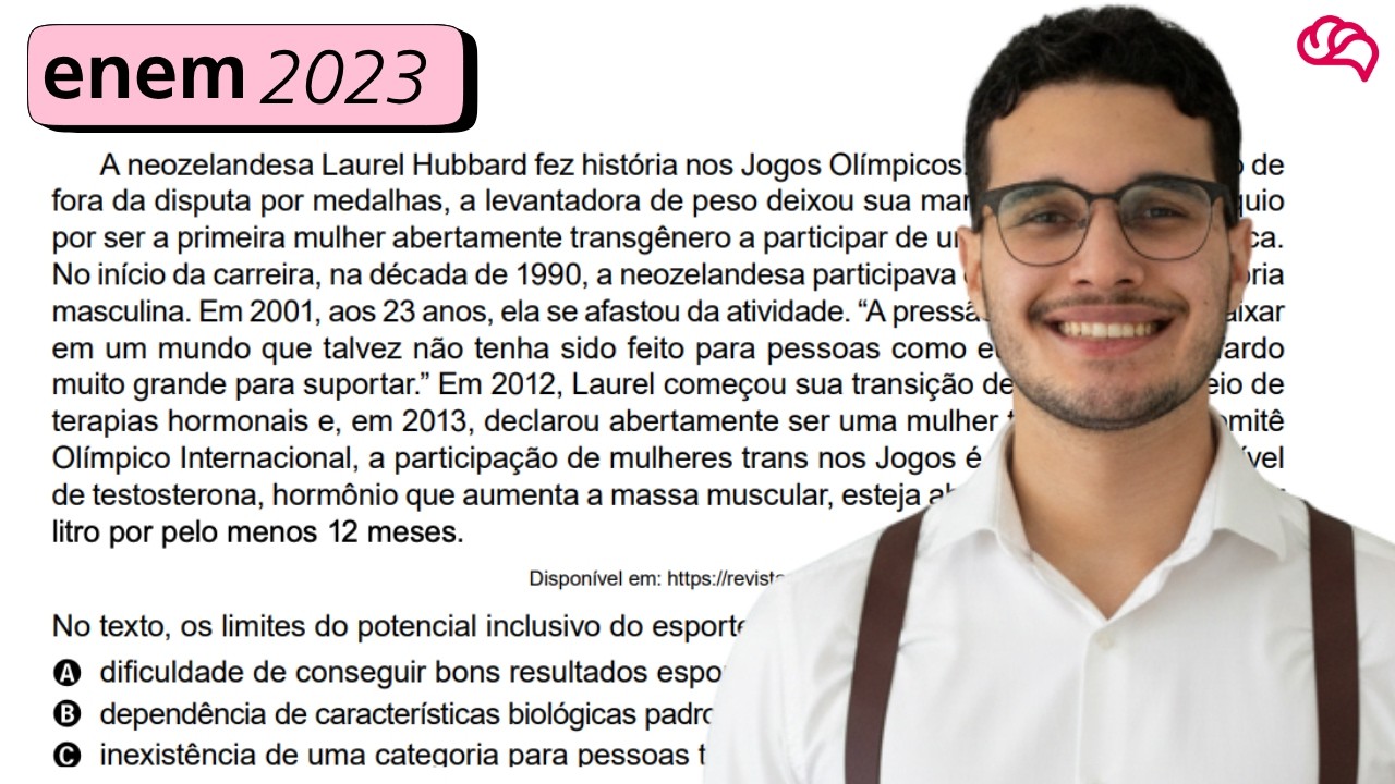 Resolução em Vídeo — Questão 40 ENEM 2023