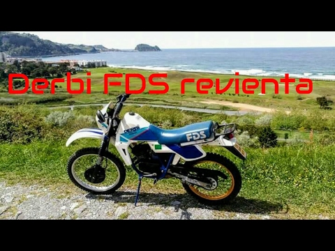 Small cross-country bike bursts and breaks. Video camera on the helmet