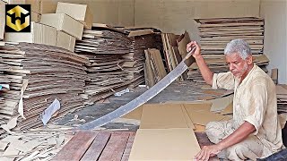 How to Make Cardboard Carton Box  in Local Workshop