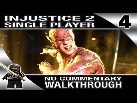 Injustice 2 Story Mode Walkthrough No Commentary Part 4  (PS4 Pro 1080P 60fps) - The Flash