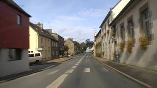 preview picture of video 'Driving Through Saint-Clet On The D787, Côtes-d'Armor, Brittany, France 28th October 2010'