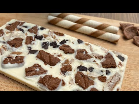 Cookies n Creme | 100gm bar for ₹30 | Chocolate Recipe | White chocolate & Crunchies