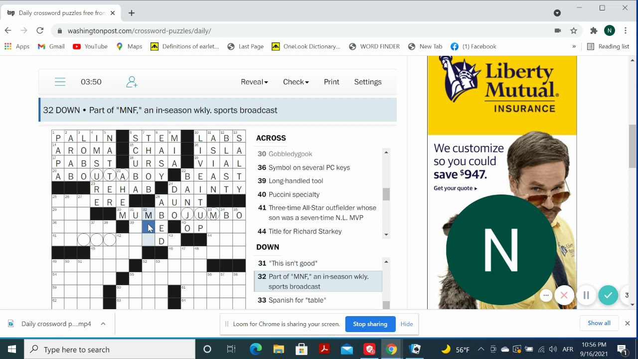 Daily crossword puzzles free from The Washington Post   The Washington Post