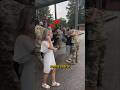 She Waited For Her LOVED ONE Curious Interesting Military Soldier Exciting Reunion