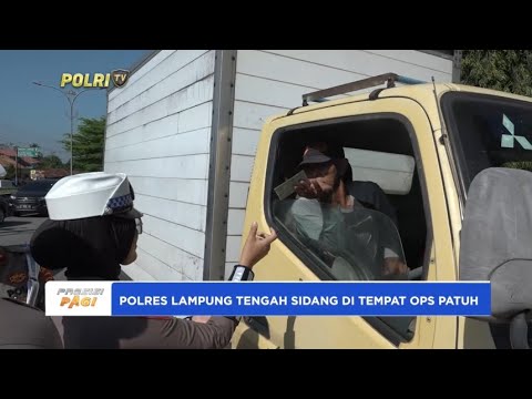 POLRES LAMTENG SIDANG DI TEMPAT OPS PATUH