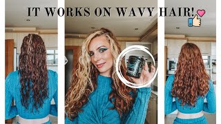 Eco Styler Protein Gel on wavy hair // Found another great affordable gel to add to the list 😍