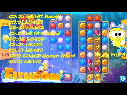 Fishdom level 2461 to 2470