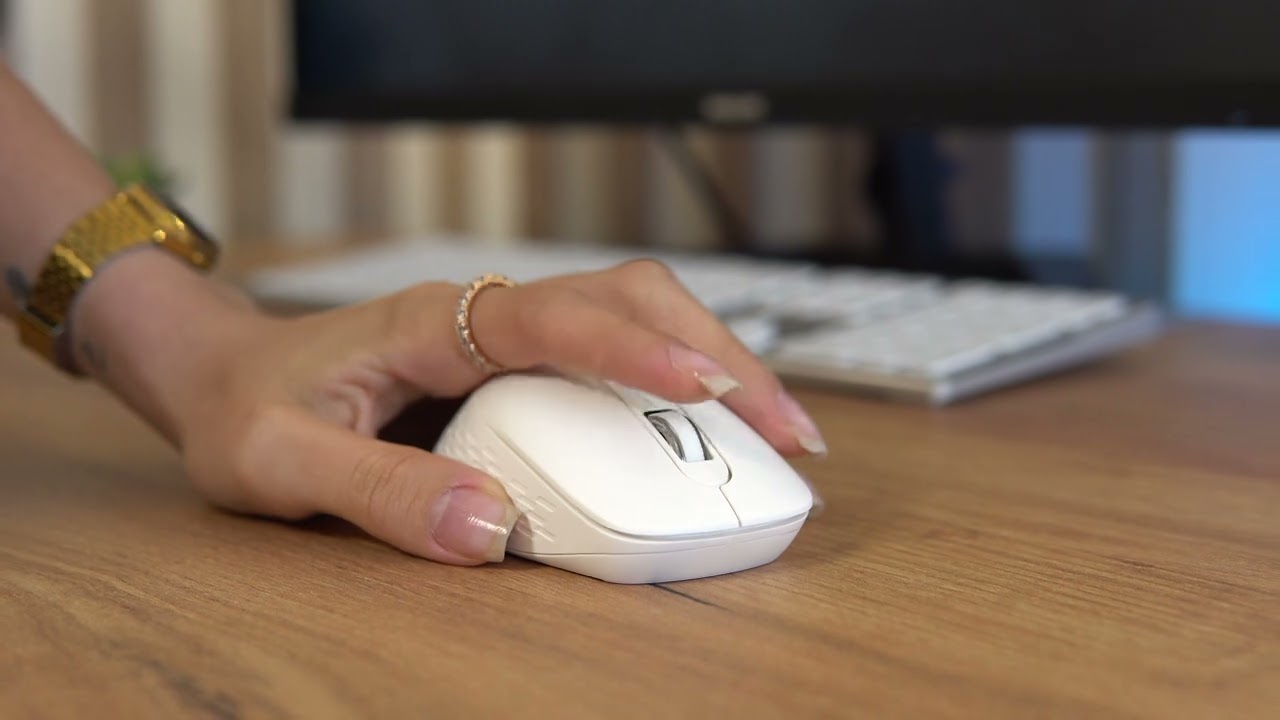 Комп'ютерна миша OfficePro M230W (White) video preview