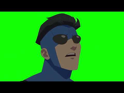 Invincible scene: Conquest "get ready for my arrival, worm" green screen