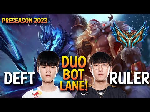 DK Deft + JDG Ruler Duo Bot Lane - Deft DRAVEN ADC + Ruler BRAUM Supp - KR Ranked