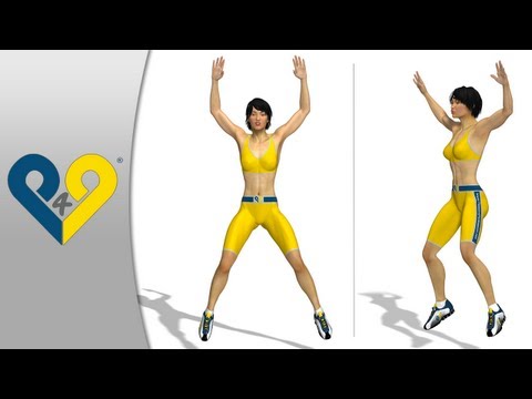 Jumping Jacks ( Sprünge mit gespreizten Beinen )