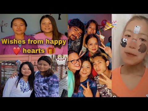 WISHES FROM HAPPY HEARTS ❤️ || BIRTHDAY PART || SUJAN GURUNG || NAMRATA GURUNG