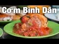 Vietnamese Street Food Cơm Bình Dân Typical Rice And Side Dishes
