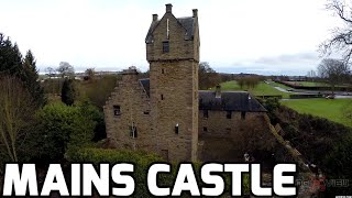 Mains Castle Caird Park Dundee Scotland :- DJI Phantom 2 Drone + GoPro Hero 3