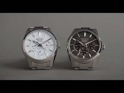 60 Seconds with the Seiko Presage SPB305 “Geppaku“ & SPB307 “Kurotobi”