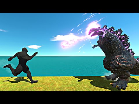 Dark Armored Titan vs Shin Godzilla - Animal Revolt Battle Simulator