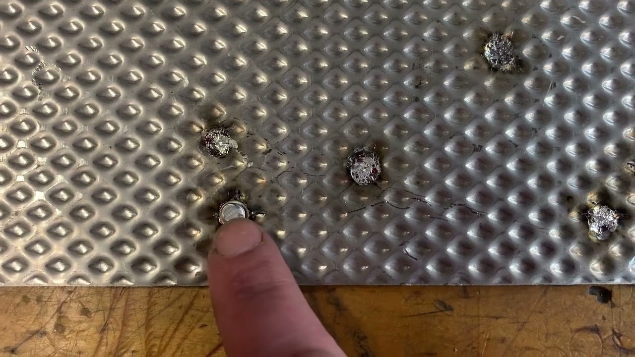 Stud position on bubble plate