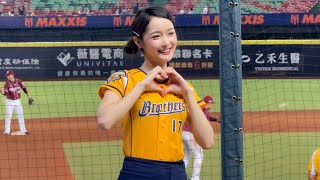 #怡琪#貴貴#凱蒂#感動黃潮#PassionSisters#台湾チアリーディングチーム#中華職棒#CPBL#洲際棒球場#20240823