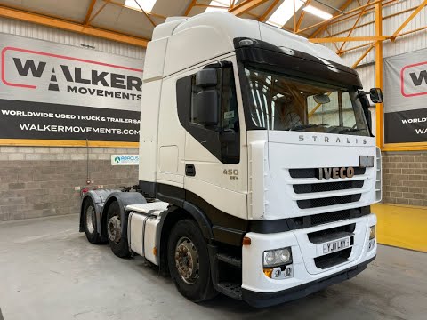 New In Stocklist For Sale: IVECO STRALIS ACTIVE SPACE 460 EURO 5, 6X2 TRACTOR UNIT – 2011 – YJ11 LNY