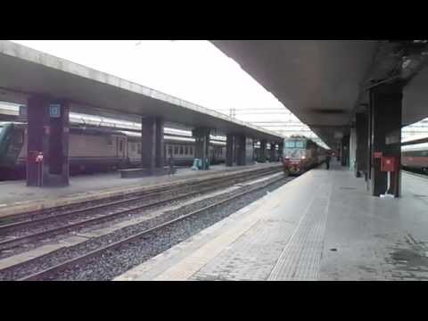 E656.052 in partenza con l' IC 705 Roma Termini - Taranto