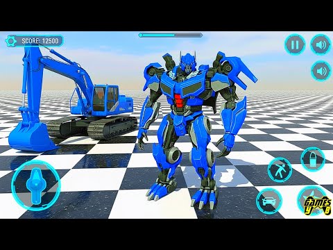 Excavator Robot transformers: Mech Multiple Transform Game Part 4 - Android Gameplay
