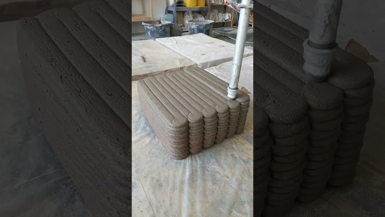 Mesmerizing Concrete 3D Printing