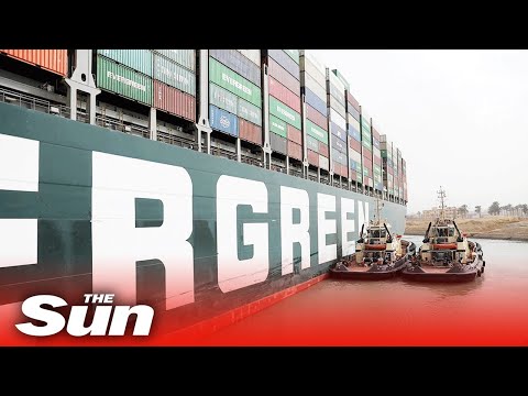 Suez Canal - Desperate attempts to unblock mega ship as fears over global shortages rise