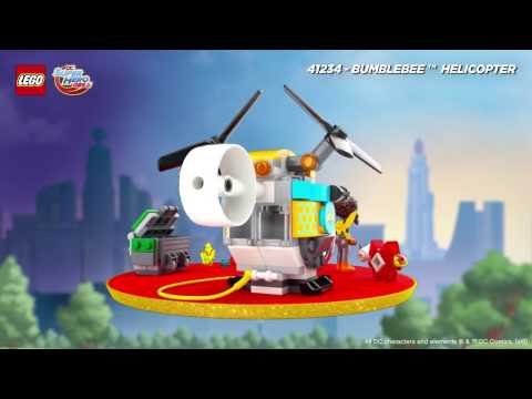 Vidéo LEGO DC Super Hero Girls 41234 : L'hélicoptère de Bumblebee
