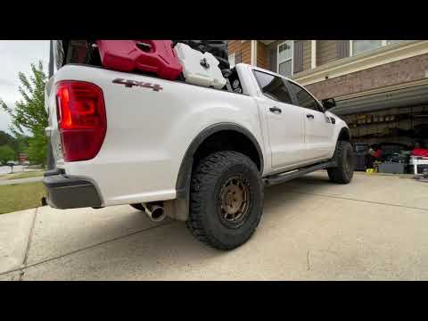 2019 Ford Ranger - Muffler Delete ( Stock Resonator)