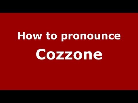 How to pronounce Cozzone (Italian/Italy) - PronounceNames.com