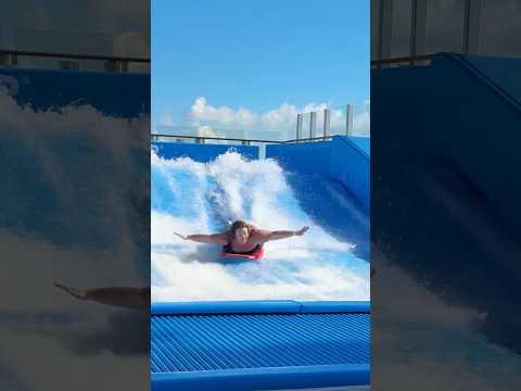 Thumbnail for Wave rider as a plus size girl !! #cruise #royalcaribbean #plussize #flowrider