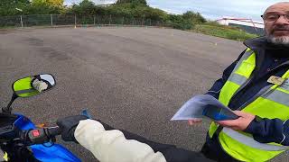 Motorcycle module one test, Erith, London 2021 (Passed)