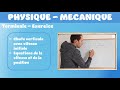 Physique Terminale Chute Libre Avec Vitesse Initiale Verticale