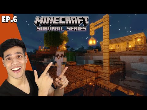 I Made A Dock For My Ships | Minecraft Survival Series Episode 6