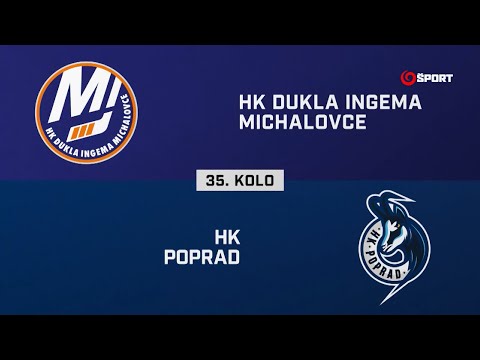 35. kolo: HK Dukla Ingema Michalovce – HK Poprad 4:5 sn (HIGHLIGHTY)