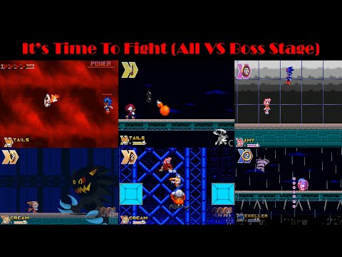 It's Time To Fight | Sally.Exe The Whisper of Soul (All VS Boss Stage)